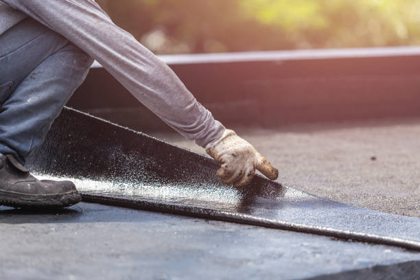 Professional Crawl Space Encapsulation technician working in Republic, OH